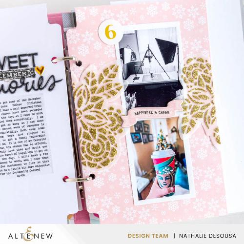 Altenew - Glitter Cardstock Set - Citrine (8.5x11, 10 sheets) - Postage as per Actual
