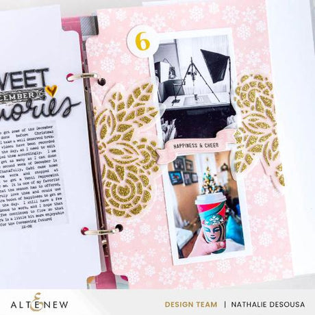 Altenew - Glitter Cardstock Set - Citrine (8.5x11, 10 sheets) - Postage as per Actual