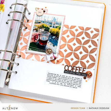 Altenew - Luminous Diamond Rings Stencil