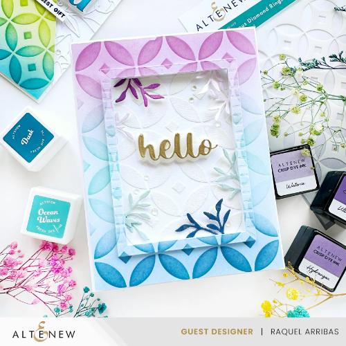 Altenew - Luminous Diamond Rings Stencil