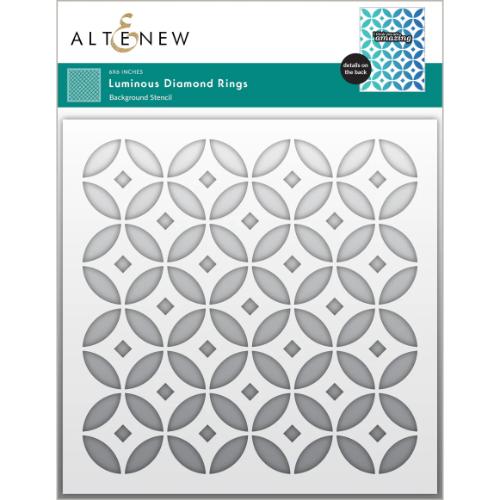 Altenew - Luminous Diamond Rings Stencil