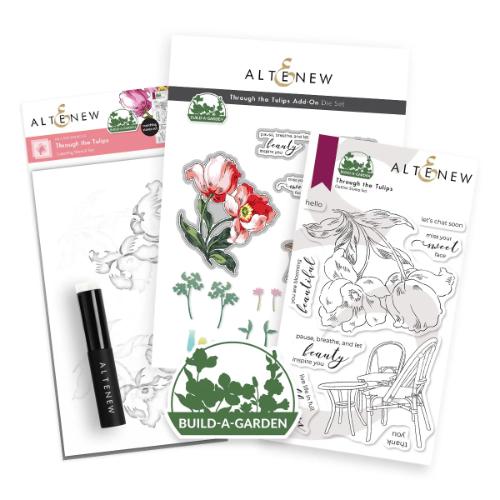 Altenew - Build-A-Garden: Through the Tulips & Add-on Die Bundle - Postage as per Actual
