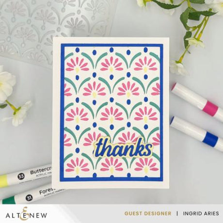 Altenew - Cascading Elegance Stencil