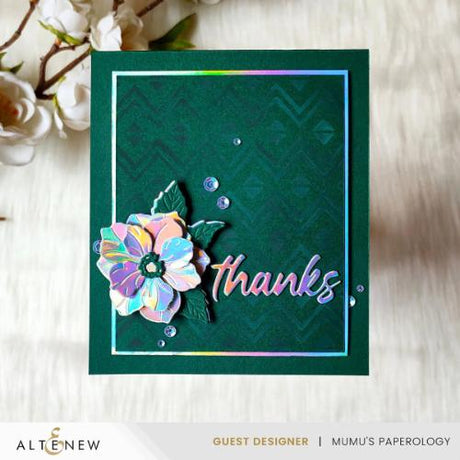 Altenew - Heritage Chevron Weaves Stencil