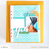 Altenew - Heritage Chevron Weaves Stencil
