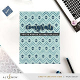 Altenew - Heritage Chevron Weaves Stencil