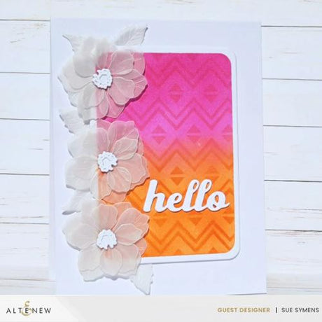 Altenew - Heritage Chevron Weaves Stencil