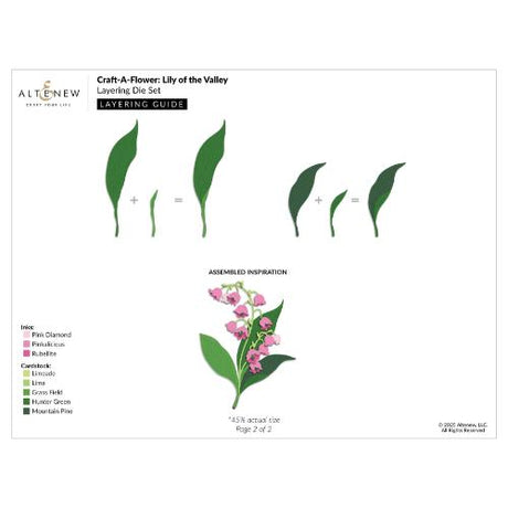 Altenew - Craft-A-Flower: Lily of the Valley Layering Die Set