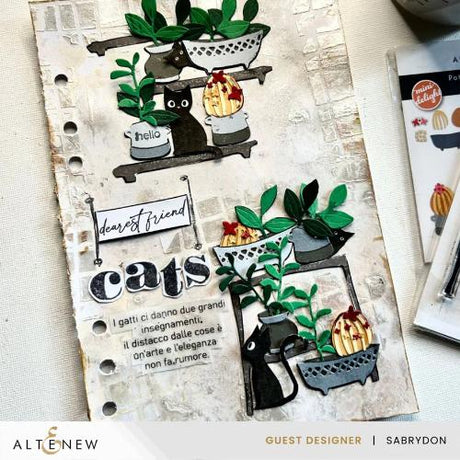 Altenew - Mini Delight: Potted Shelves Stamp & Die Set