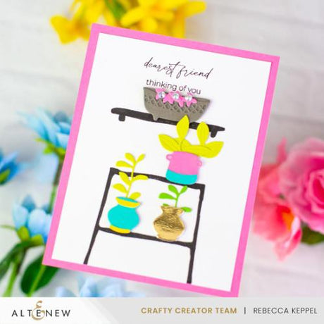 Altenew - Mini Delight: Potted Shelves Stamp & Die Set