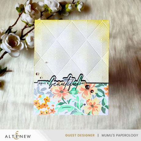 Altenew - Stencil Art: Ditsy Flowers Wallpaper Layering Stencil Set (7 in 1)