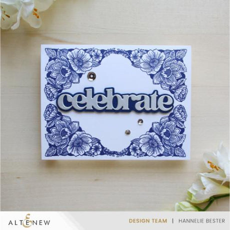 Altenew - Cornered Blooms Stamp Set