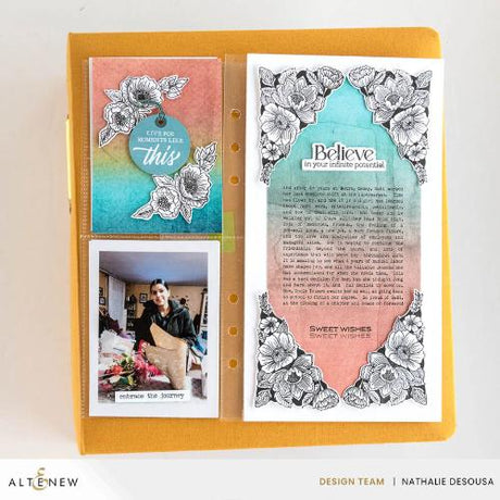 Altenew - Cornered Blooms Stamp Set