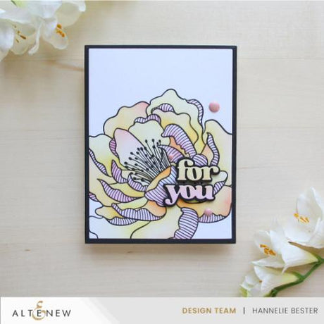 Altenew - Magical Peony Press Plate