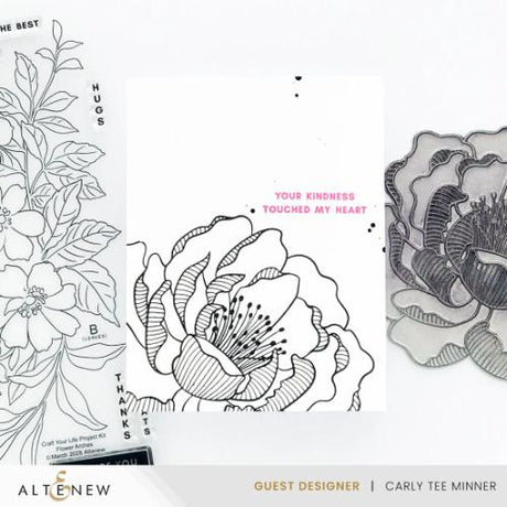 Altenew - Magical Peony Press Plate