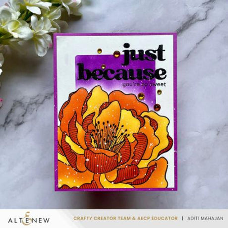 Altenew - Magical Peony Press Plate