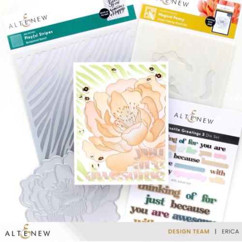 Altenew - Playful Stripes Stencil
