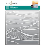 Altenew - Brilliant Waves Background Stencil