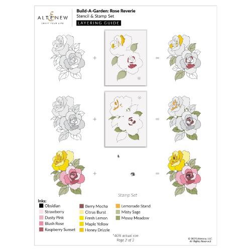 Altenew - Build-A-Garden: Rose Reverie