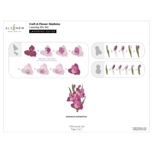 Altenew - Craft-A-Flower: Gladiolus Layering Die Set
