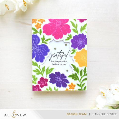 Altenew - Craft Your Life Project Kit: Floral Odyssey & Add-on Die Bundle - Postage as per Actual