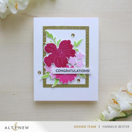 Altenew - Craft Your Life Project Kit: Floral Odyssey & Add-on Die Bundle - Postage as per Actual