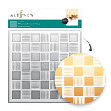 Altenew - Checkerboard Tiles Background Stencil