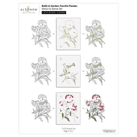 Altenew - Build-A-Garden: Fanciful Pansies