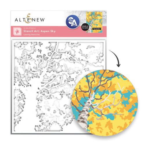 Altenew - Stencil Art: Aspen Sky Layering Stencil Set (6 in 1)