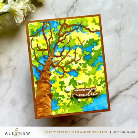 Altenew - Stencil Art: Aspen Sky Layering Stencil Set (6 in 1)