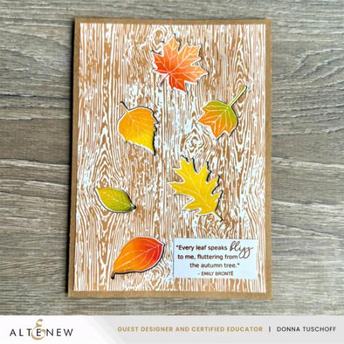 Altenew - Essential Textures: Fine Woodgrain Press Plates/Foil Plates