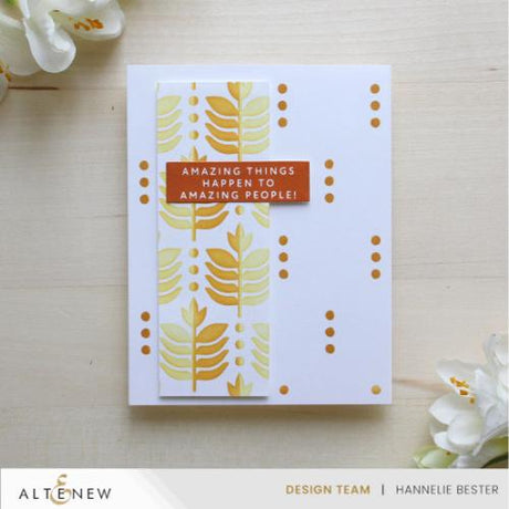 Altenew - Deco Leaves Background Stencil