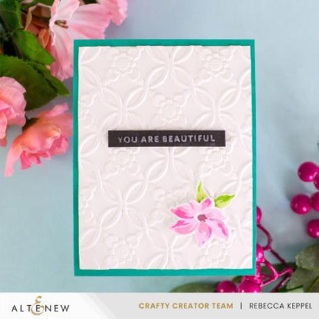 Altenew - Mini Sentiments 3D Embossing folder