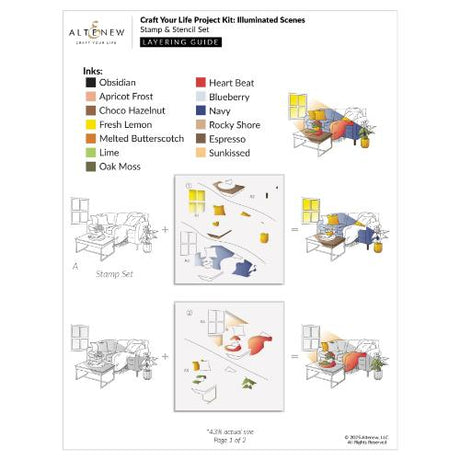 Altenew - Craft Your Life Project Kit: Illuminated Scenes - Postage as per Actual