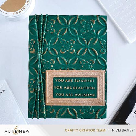 Altenew - Botanical Rails 3D Embossing Folder