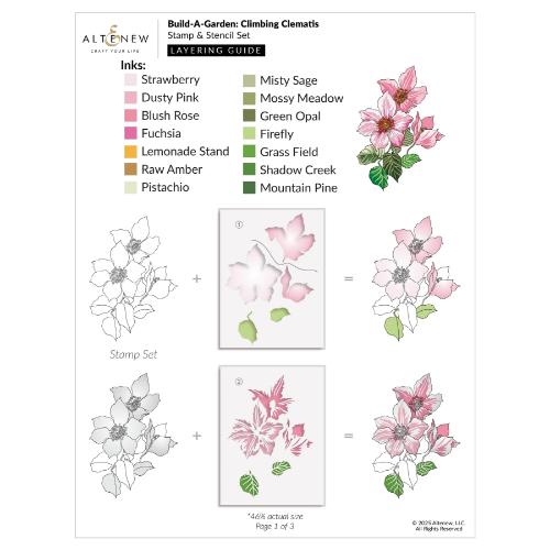 Altenew - Build-A-Garden: Climbing Clematis