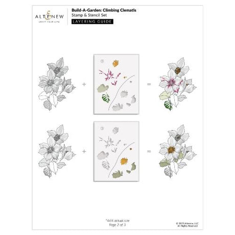 Altenew - Build-A-Garden: Climbing Clematis