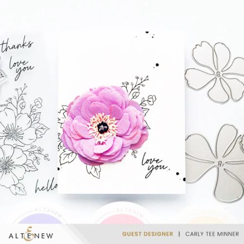 Altenew - Craft-A-Flower: Coral Charm Peony Layering Die Set