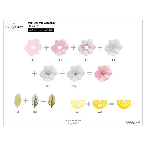 Altenew - Mini Delight: Sweet Life Stamp & Die Set
