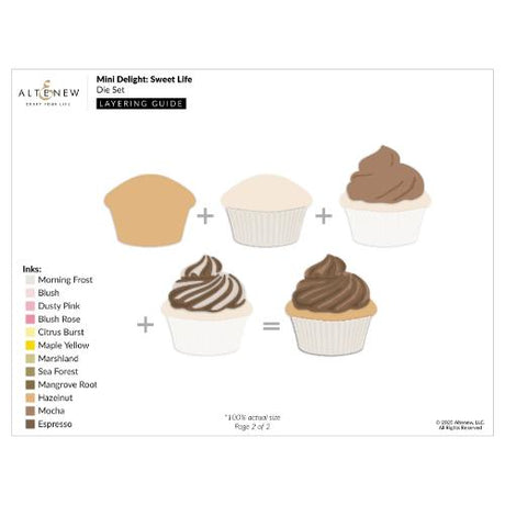 Altenew - Mini Delight: Sweet Life Stamp & Die Set