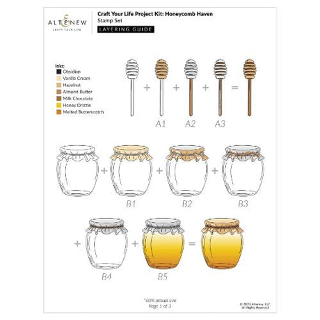 Altenew - Craft Your Life Project Kit: Honeycomb Haven & Add-On Die Bundle - Postage as per actual