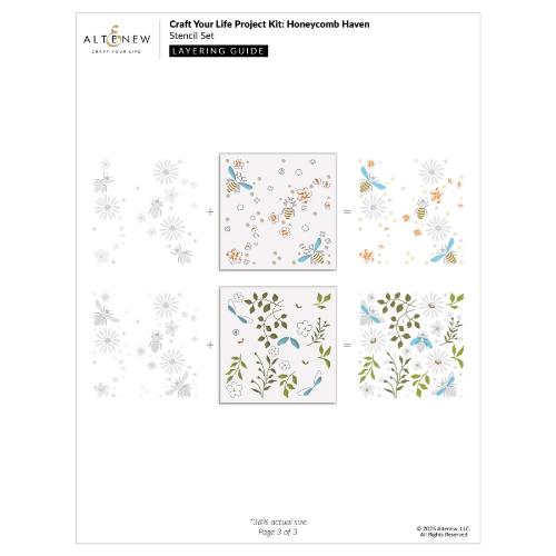 Altenew - Craft Your Life Project Kit: Honeycomb Haven & Add-On Die Bundle - Postage as per actual