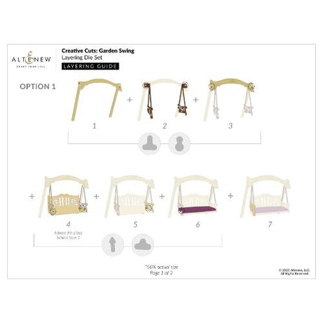 Altenew - Creative Cuts: Garden Swing Layering Die Set