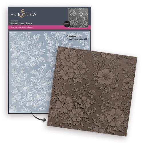 Altenew - Piped Floral Lace 3D Embossing Folder