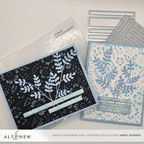 Altenew - Piped Floral Lace 3D Embossing Folder