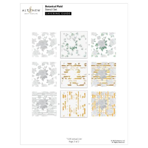 Altenew - Botanical Plaid - Complete Bundle