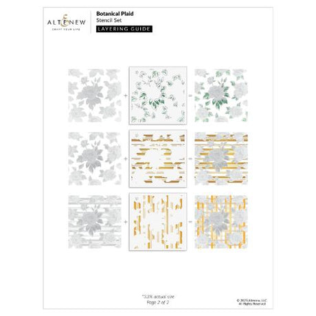 Altenew - Botanical Plaid - Complete Bundle