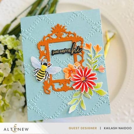 Altenew - Crisscross Blooms 3D Embossing Folder