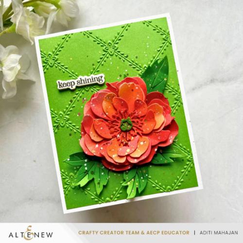 Altenew - Crisscross Blooms 3D Embossing Folder