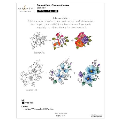 Altenew - Stamp & Paint: Charming Clusters - Complete Bundle
